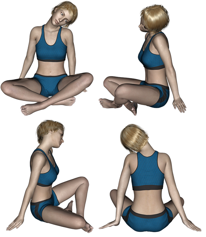 STRETCHING : Epaules - Exercice de stretching N&deg;06 - Muscles sollicit&eacute;s : Muscles des &eacute;paules (cou : trap&egrave;ze)