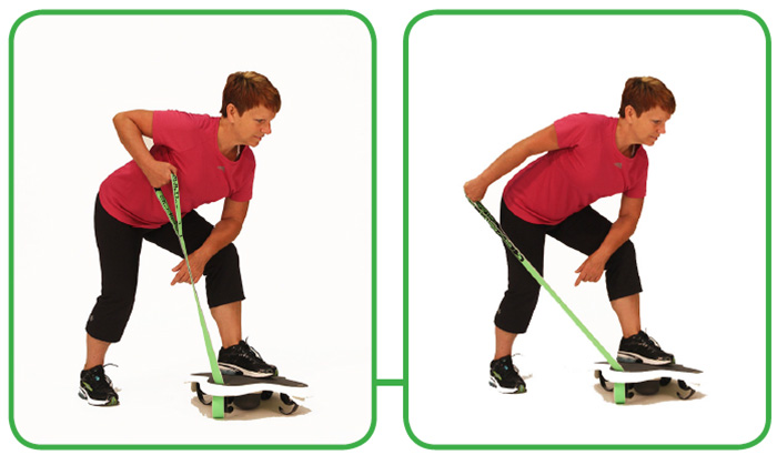 ELASTIBAND - Extension du coude (poign&eacute;es 4 et 8)