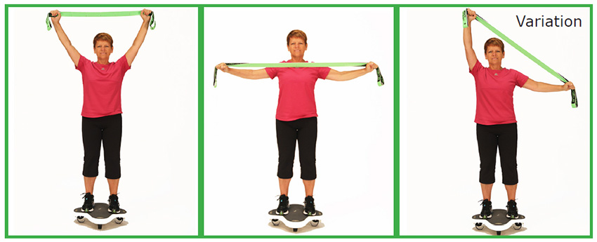 Gym &eacute;lastique - ELASTIBAND - Tirage vers le bas (poign&eacute;es 2 et 7)